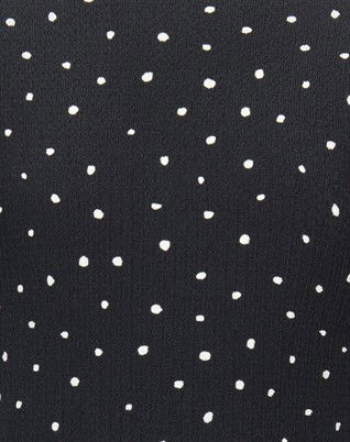 KOGMelia L/S Top - Black/Dots Cloud